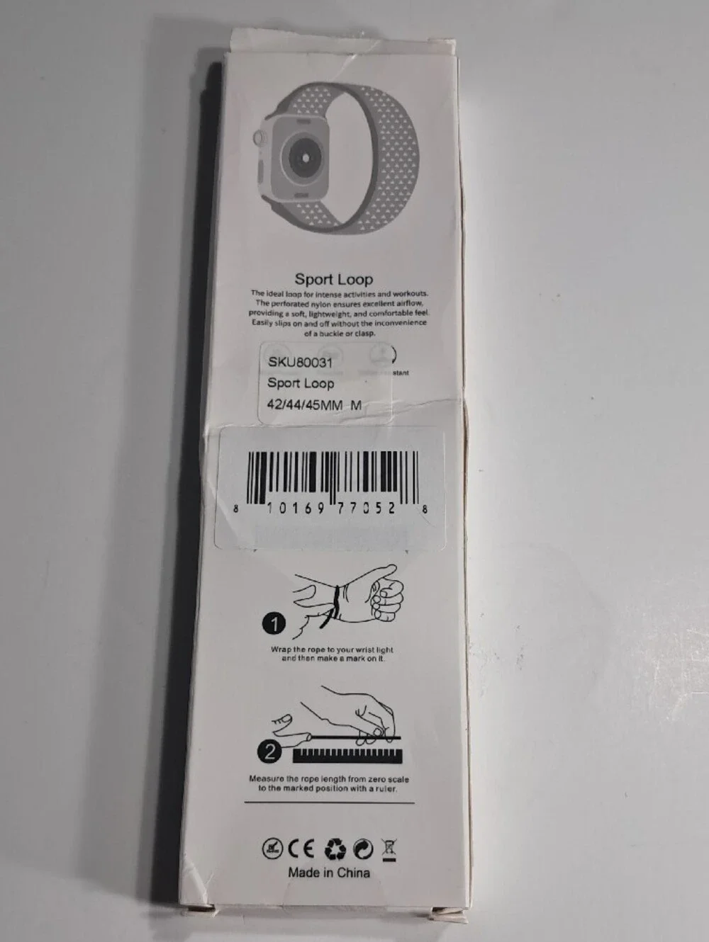 Solace Sport Loop for Apple Smart Watch - Blue/White